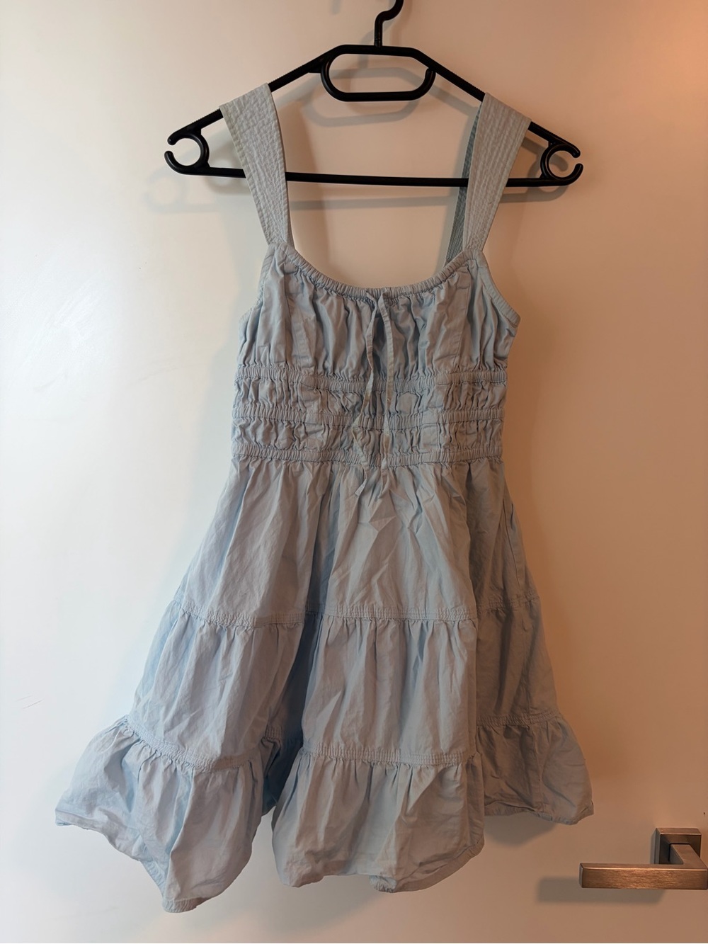 Aritzia Sunday best cotton milkmaid tiered dress
